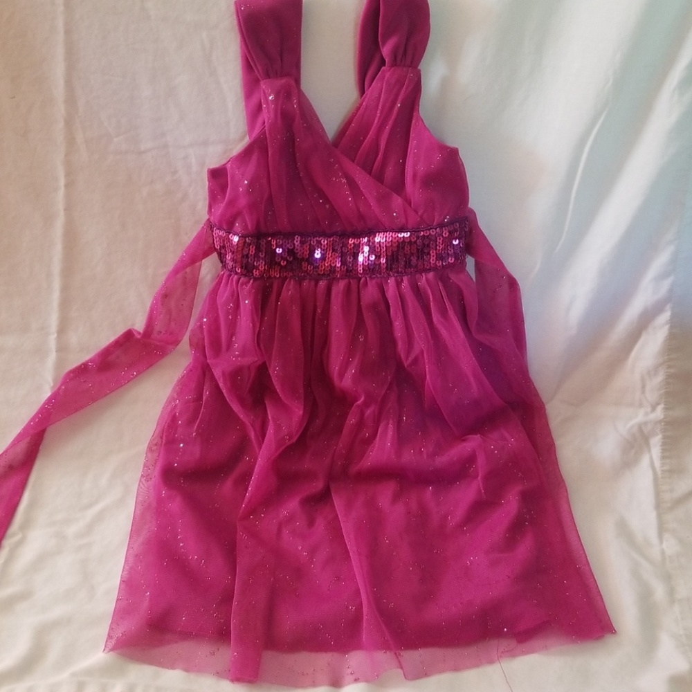 Purple tule Dress 6X
